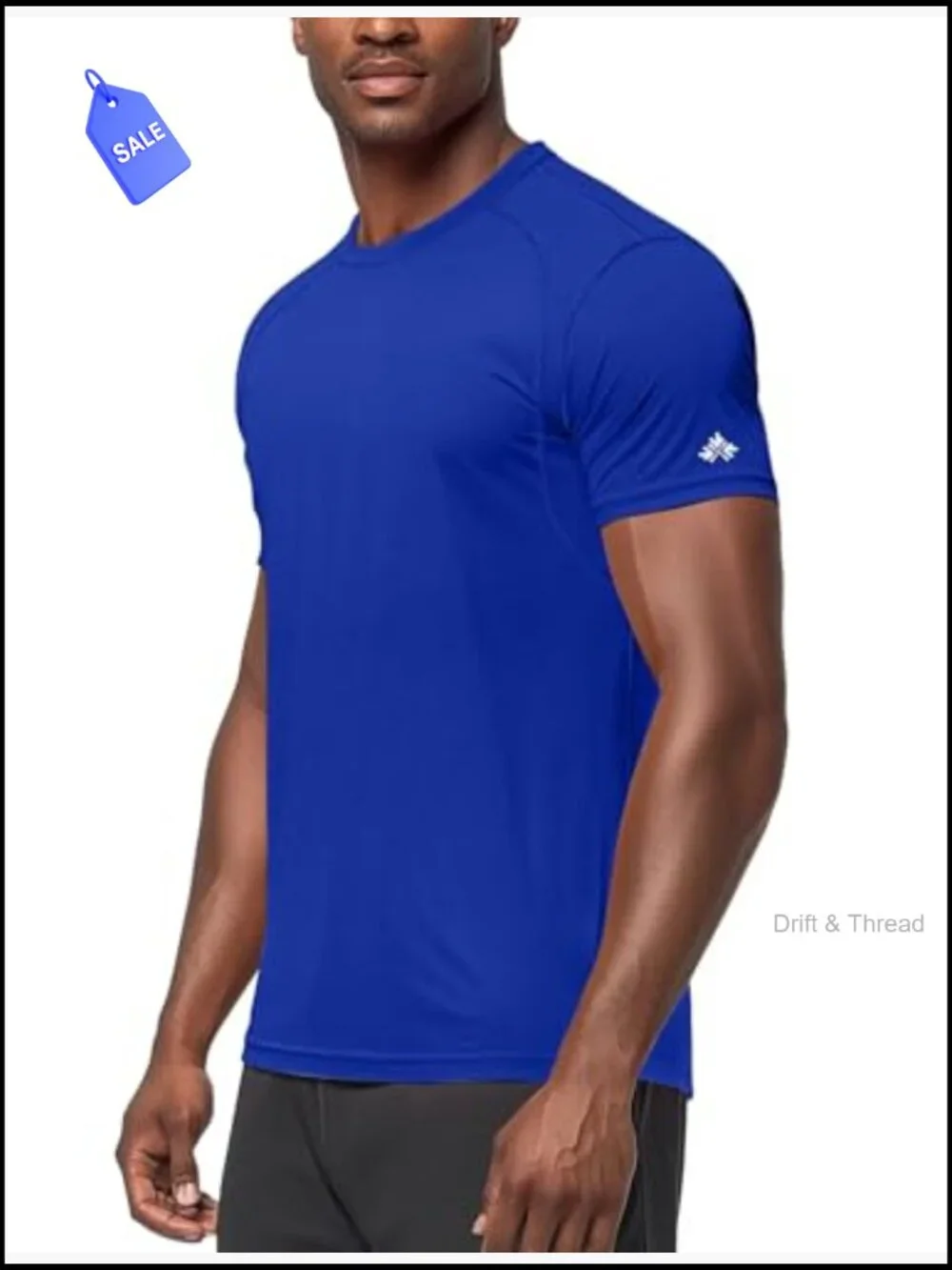Quick Dry Moisture Wicking Athletic T-Shirt Crew Neck Short Sleeve for Gym